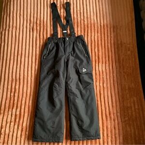 Gerry Youth Unisex Lined Suspender Ski Bib Snow Skiing Ski Pants Black M 10 /12